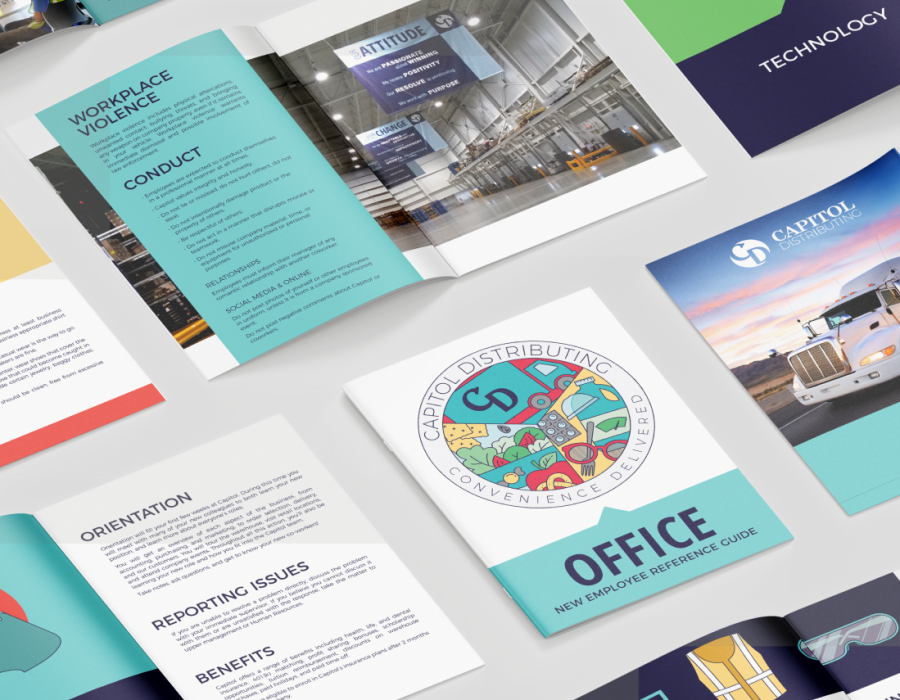 An employee welcome booklet